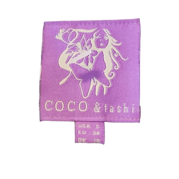 COCO & tashi belted cap sleeve v-neck midi dress flared corpcore office siren - Picture 9 of 12